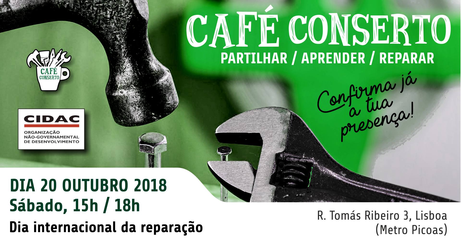 Café ConSerto no CIDAC em Lisboa
